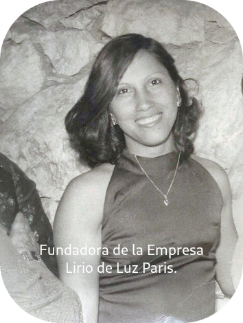 Amada Dominguez. Fundadora de la Empresa Lirio de Luz Paris.